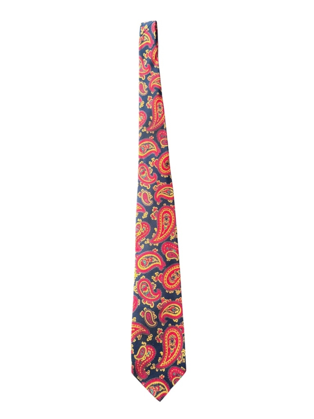Vintage Christian Dior Scarf Silk Paisley Necktie